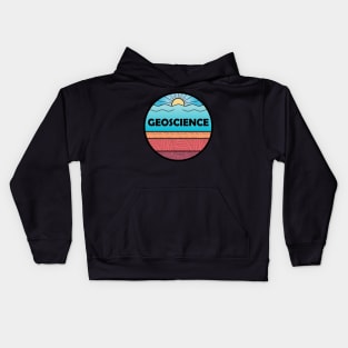 Geoscience Cross Section Kids Hoodie